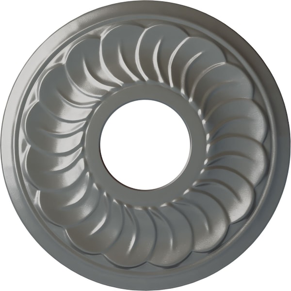 Ekena Millwork Blackthorn Ceiling Medallion (Fits Canopies up to 4 7/8"), 11 3/4"OD x 3 5/8"ID x 1"P, Silver CM11BLSLS - main